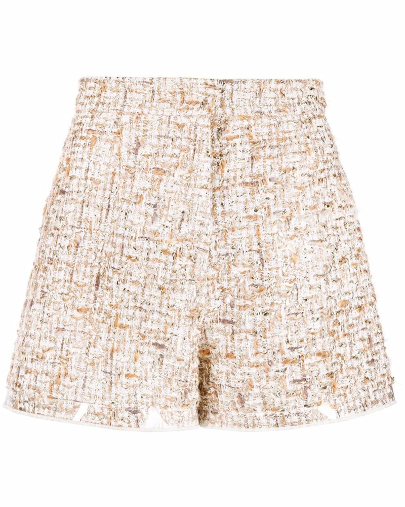 Giambattista Valli Damen Tweed-Shorts mit hohem Bund Giambattista Valli Damen Tweed-Shorts mit hohem Bund
