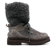 Hiking-Boots mit Faux Fur