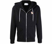 Kapuzenjacke mit Logo-Patch