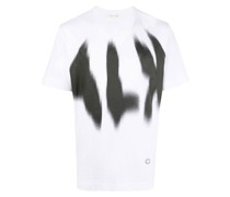 T-Shirt mit Graffiti-Print