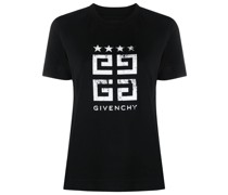 T-Shirt mit "4G Stars"-Print