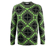 Pullover mit geometrischem Print