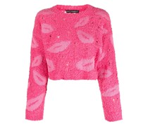 Sweatshirt in Distressed-Optik