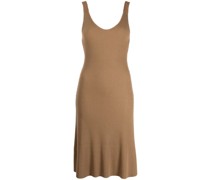 Midikleid aus geripptem Strick