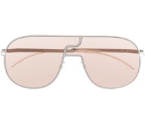 Pilotenbrille mit rosa getönten Gläsern
