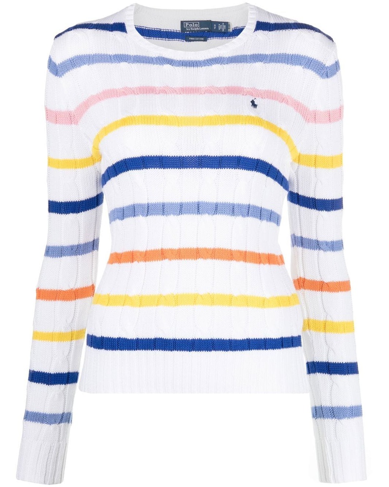 Ralph Lauren Damen Gestreifter Pullover