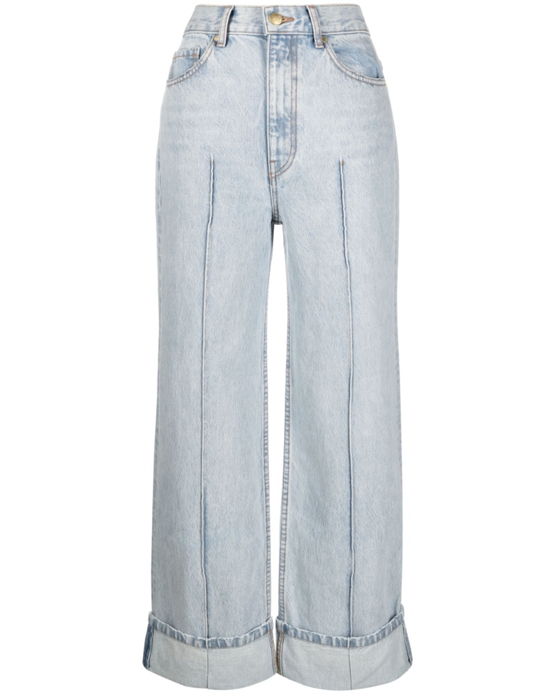 Ulla Johnson Damen Weite Genevieve Jeans