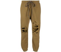 Jogginghose in Distressed-Optik