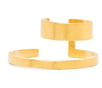 Doppelter Unfinshing Line Ear Cuff