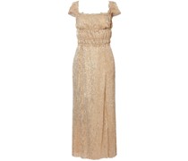 Metallic-Midikleid