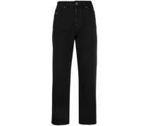 Gerade Cropped-Jeans