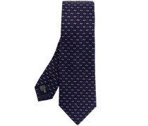 jacquard-pattern silk tie