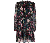 Minikleid mit Blumen-Print