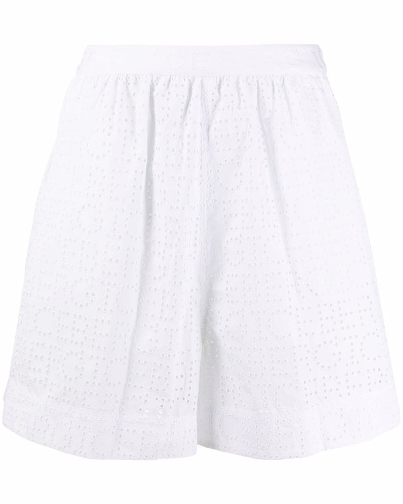 Iceberg Damen Shorts mit Lochmuster
