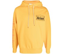 Hoodie mit Logo-Stickerei