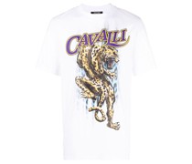 T-Shirt mit Panther-Print