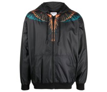 Kapuzenjacke mit Flügel-Print