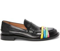Loafer mit Slogan-Print