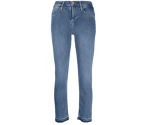 Hose mit Denim-Bund