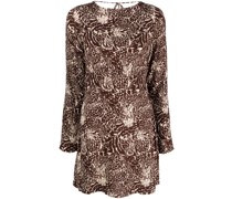 Minikleid mit Animal-Print