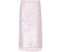 P.A.R.O.S.H. sequin-embellished midi skirt