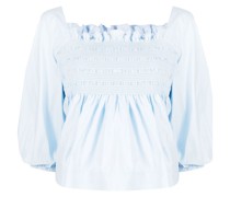 Bluse mit Cropped-Ärmeln