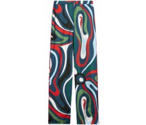 Hose mit abstraktem Print