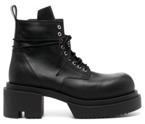 leather Combat boots