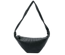 Mittelgroße Croissant Schultertasche