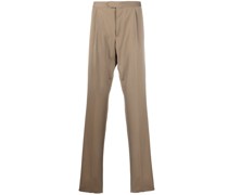 Bundfaltenhose mit geradem Bein