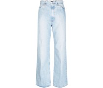 Gerade High-Rise-Jeans