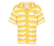 Hemd mit Wavy Gradient-Strickmuster