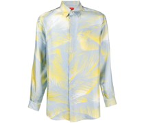Seidenhemd mit grafischem Print