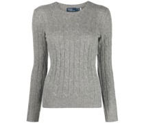 Kaschmirpullover mit Zopfmuster