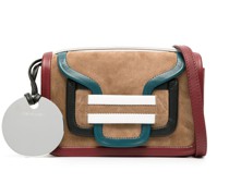 Alpha leather crossbody bag