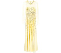 Verziertes Cape-Kleid