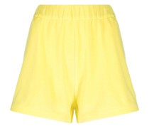 Frottee-Shorts mit Logo-Patch