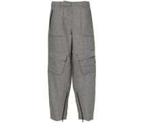 Tapered-Hose mit Hahnentrittmuster