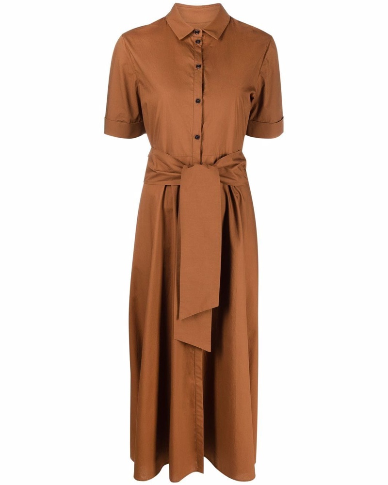 Woolrich Damen Midi-Hemdkleid