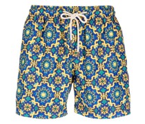 Badeshorts mit grafischem Print