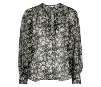 Bluse mit Blumen-Print