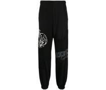 Jogginghose mit grafischem Print