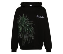 Hoodie mit Palmen-Print