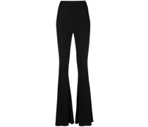 Ausgestellte High-Waist-Hose