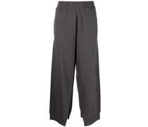Wide-Leg-Hose mit Schlitzen