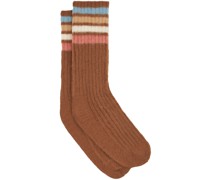 Socken in Colour-Block-Optik