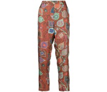 Hose mit geometrischem Print