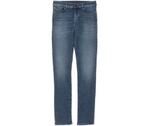 high-waist skinny-fit jeans
