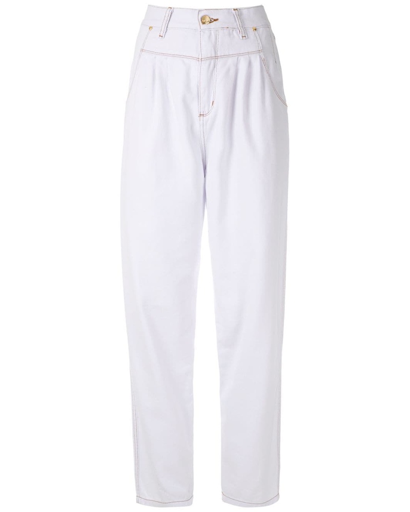 Amapô Damen Jeans mit Falten