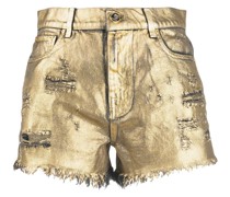 Shorts in Metallic-Optik